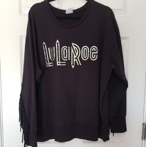 LuLaRoe fringe Sweatshirt